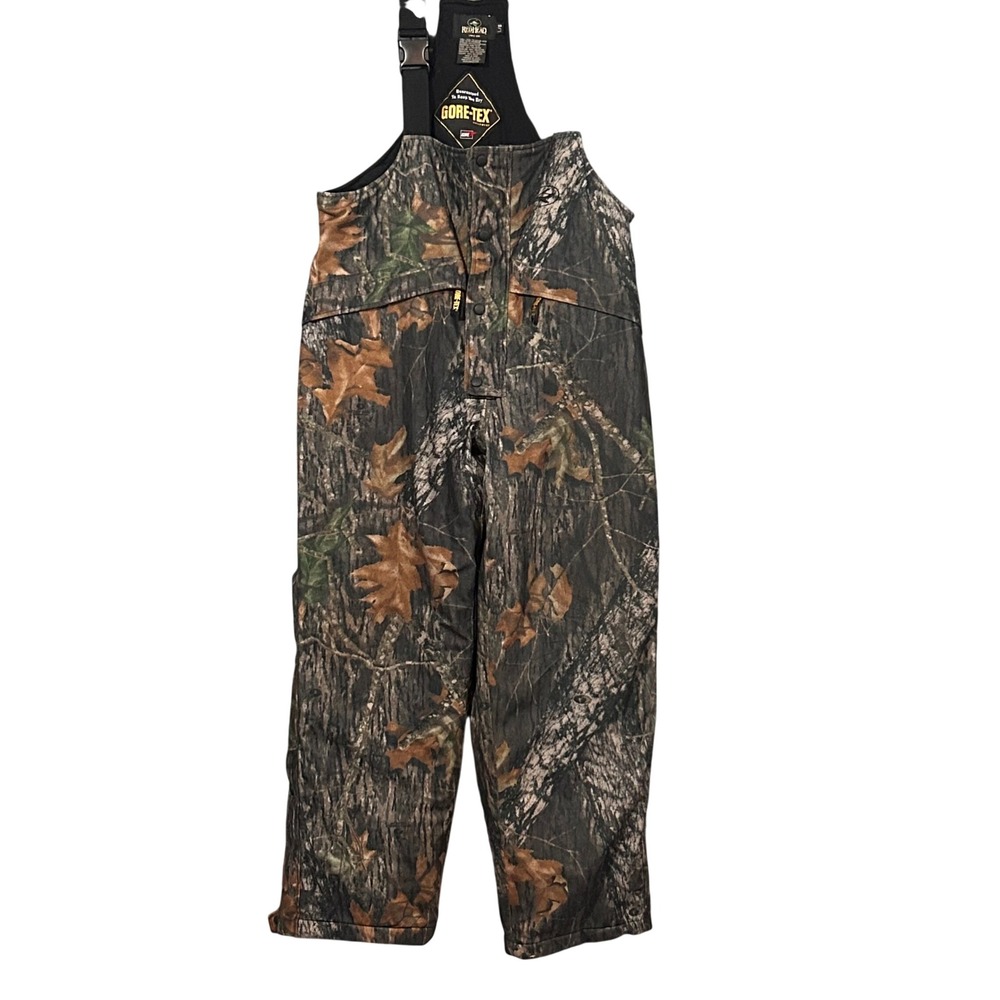 RedHead Gore-Tex Hunting Bibs Mens Large Camo Waterproof Insulated Overalls